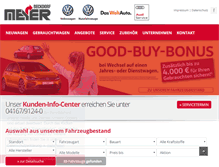Tablet Screenshot of meyer-beckdorf.de